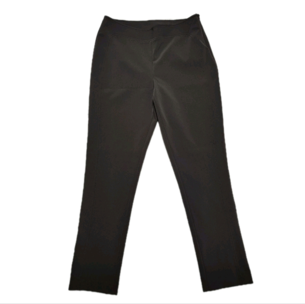 Hilton Hollis $495 Miracle Stretch Pants Women's 6 Custom Brown Coffee Luxury
